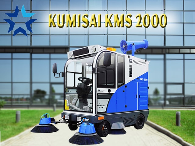 Model xe quét rác ngồi lái Kumisai KMS 2000